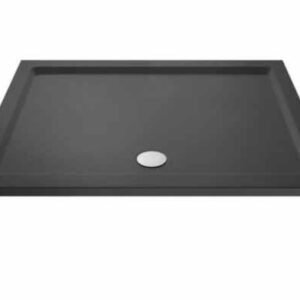 Nuie Pearlstone 1800 x 900mm Slate Grey Rectangle Shower Tray