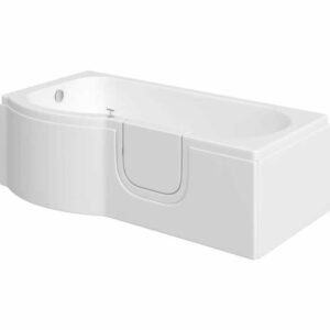 Mantaleda Calypso (1675 x 850/750mm) Walk-in Shower Bath Including Front Panel