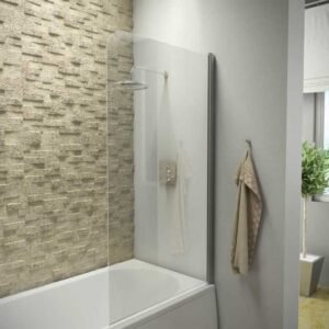 Scudo S6 Radius Edged Bath Shower Screen