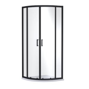 Nuie Rene Matt Black 900mm Quadrant Shower Enclosure