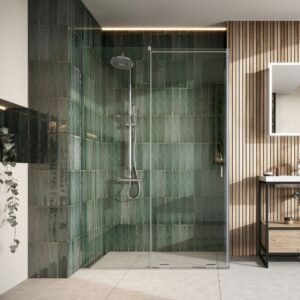 Scudo Momentum 1500mm Sliding Shower Door in Chrome