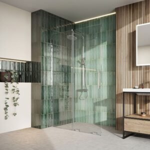 Scudo Momentum 1200mm Sliding Shower Door in Chrome