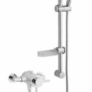 Kartell Plan Thermostatic Exposed Shower Valve Riser Rail