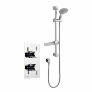 Plan Thermostatic Concealed Shower Valve with Slide Rail Kit