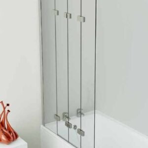 Kudos Inspire 4 Panel 6mm Folding Bath Shower Screen - 950 x 1500mm