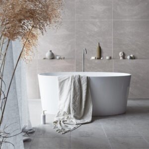 Wall&Water Natural Slate Bathroom Wall Panel (Tile effect – 600 x 600mm)
