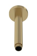 Nuie Round Brushed Brass Ceiling Shower Arm 160mm