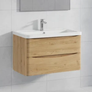 Scudo Bella 500 Davos Oak Wall Hung Vanity Unit