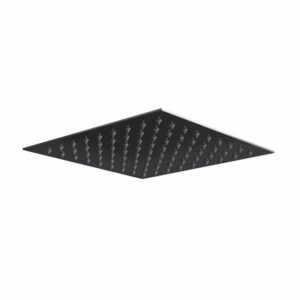Scudo Matt Black 300mm Square Shower Head