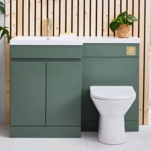 Scudo Empire 1100 Sage Green Bathroom Furniture Set