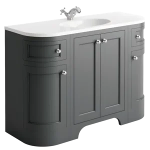 Scudo Harrogate Brunswick 1200 Traditional Spa Grey Vanity Unit