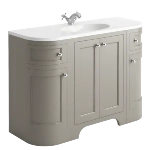 Scudo Harrogate Brunswick 1200 Traditional Dovetail Grey Vanity Unit
