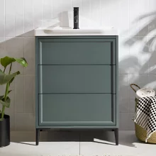 Scudo Bota 600 Parisian Green Freestanding Vanity Unit