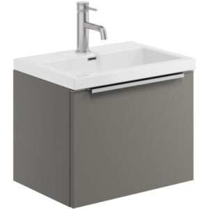 Scudo Muro 500 Dust Grey Wall Hung Vanity Unit inc Basin