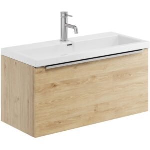 Scudo Muro 800 Davos Oak Wall Hung Vanity Unit