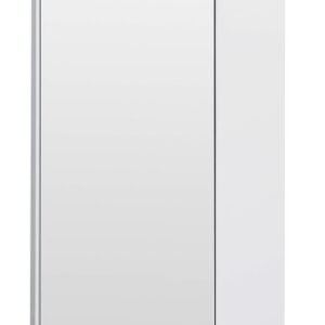 Nuie Mayford Corner Mirror Cabinet 1 Door Gloss White
