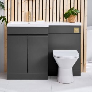 Scudo Empire 1100 Anthracite Bathroom Furniture Set