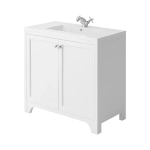 Scudo Harrogate Brunswick 900 Traditional Arctic White Vanity Unit
