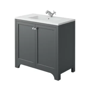 Scudo Harrogate Brunswick 900 Traditional Spa Grey Vanity Unit