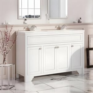 Scudo Harrogate Dutchy 1200 Traditional Arctic White Vanity Unit