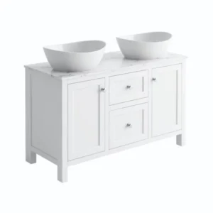 Scudo Harrogate Montpelier 1200 Traditional Arctic White Vanity Unit