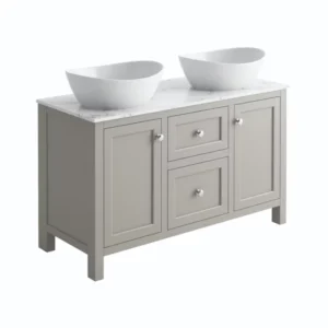 Scudo Harrogate Montpelier 1200 Traditional Dovetail Grey Vanity Unit