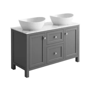 Scudo Harrogate Montpelier 1200 Traditional Spa Grey Vanity Unit