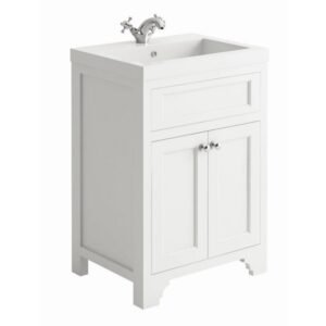 Scudo Harrogate Ripley Traditional 600mm Arctic White Vanity Unit