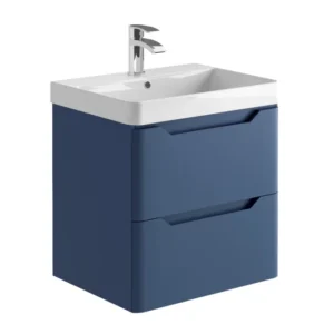 Scudo Ella 600 Twighlight Blue Wall Hung Vanity Unit