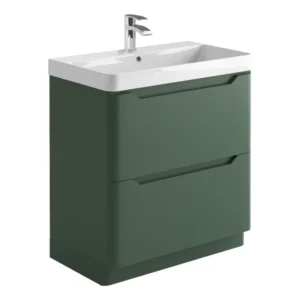 Scudo Ella 800 Sage Green Vanity Unit