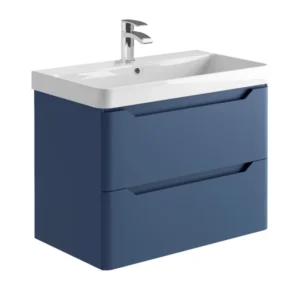 Scudo Ella 800 Twighlight Blue Wall Hung Vanity Unit