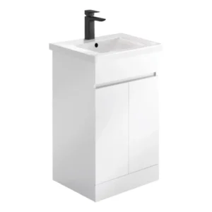 Scudo Empire 500 Gloss White Square Vanity Unit