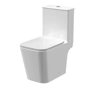Nuie Orlen Open Back Close Coupled Toilet & Seat