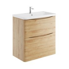 Scudo Bella 800 Davos Oak Floor Standing Vanity Unit