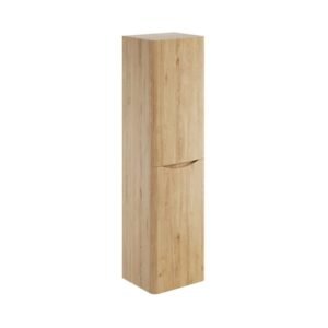 Scudo Bella Davos Oak Tall Bathroom Cabinet
