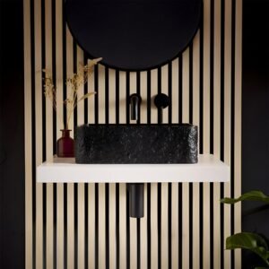 Scudo Shelph Matt White 600 x 500mm Basin Vanity Shelf