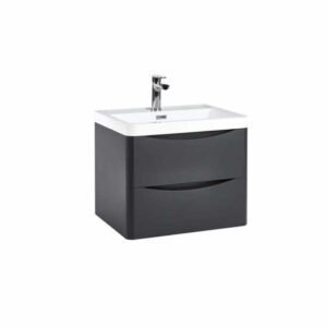 Scudo Bella 600 Matt Grey Wall Hung Vanity Unit