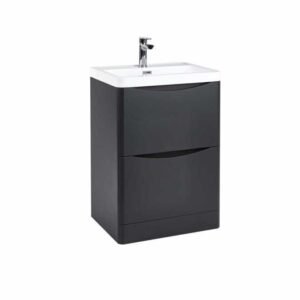 Scudo Bella 600 Matt Grey Floor Standing Vanity Unit