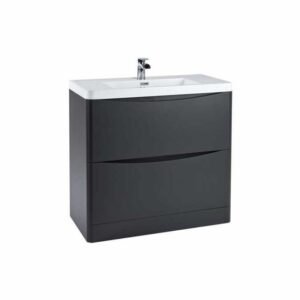 Scudo Bella 900 Matt Grey Floor Standing Vanity Unit