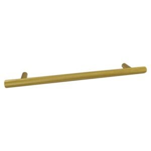 Nuie Knurled Brushed Brass 155mm Handle 96mm Centres