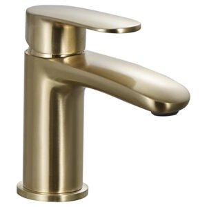 Indi Arundel Brushed Brass Basin Mixer