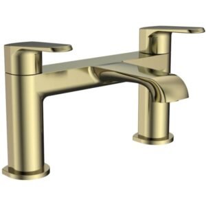 Scudo Montana Brushed Brass Bath Filler Tap