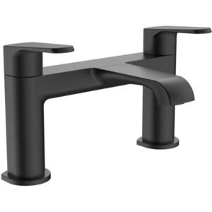 Scudo Montana Matt Black Bath Filler Tap