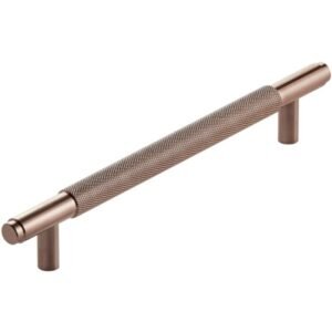 Scudo Knurled Brushed Bronze 250mm Handle 192mm Centres