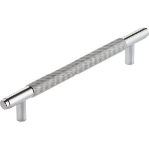 Scudo Knurled Chrome 250mm Handle 192mm Centres
