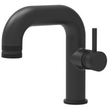 Scudo Core Matt Black Side Lever Basin Mixer Tap
