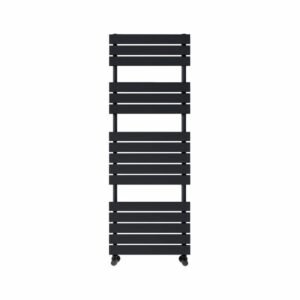 Scudo Life 1600 x 600mm Black Towel Radiator