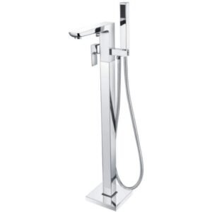 Scudo Muro Chrome Freestanding Bath Shower Mixer Tap