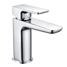 Scudo Muro Chrome Monobloc Basin Tap