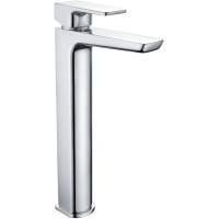 Scudo Muro Chrome High Riser Basin Mono Tap